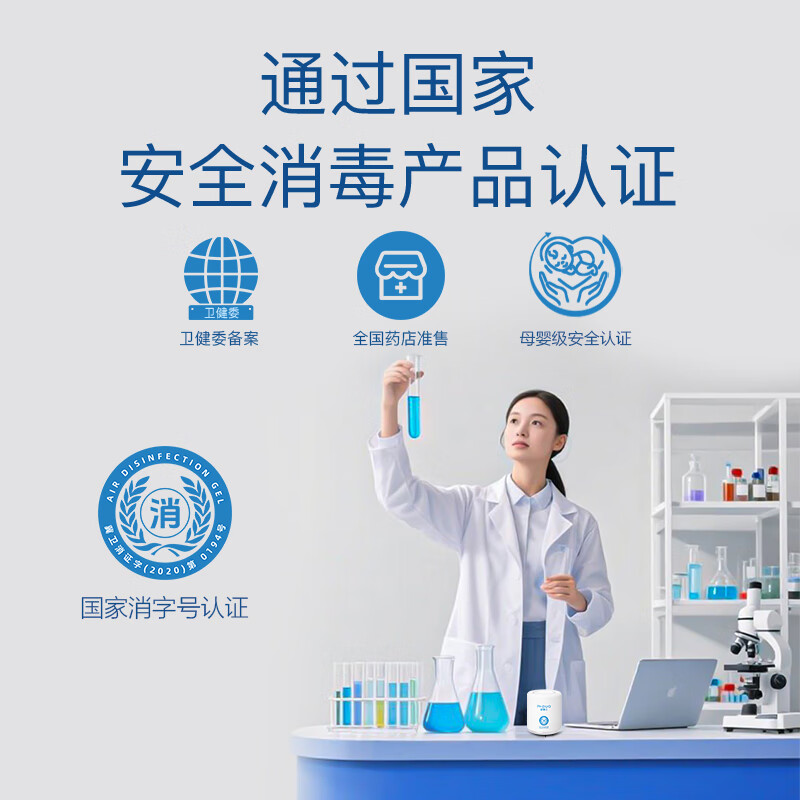 双博士防流感防甲流李斯特菌大肠杆菌除甲醛果冻3罐80以平空气消毒凝胶 【40-80平】3大罐*248g（赠消杀喷雾*2+除醛喷雾*1）