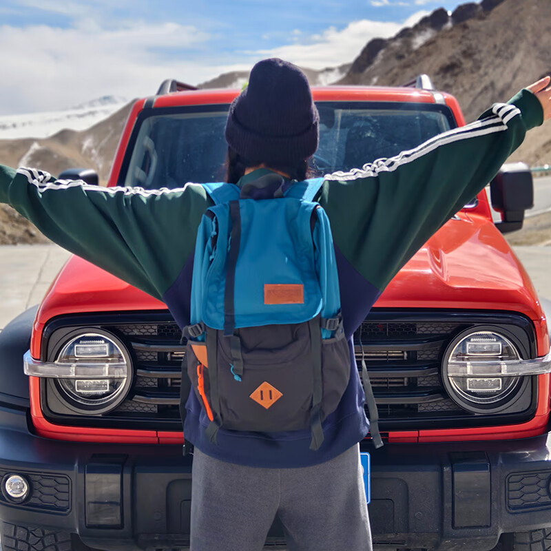 JANSPORT杰斯伯双肩包男女户外旅行运动登山背【下单前请认真看瑕疵说明】 0F3 冷藍(瑕疵)
