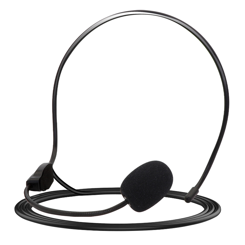 麥拉達HM30頭戴式麥克風(fēng) 小蜜蜂有線耳麥擴音器專用頭戴耳麥
