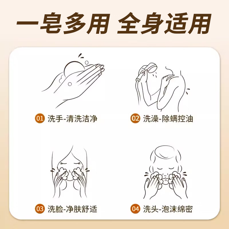 馨恋人参皂男女士洁面洗脸皂背部淡痘硫磺皂洗澡香皂苦参皂 人参皂*3盒