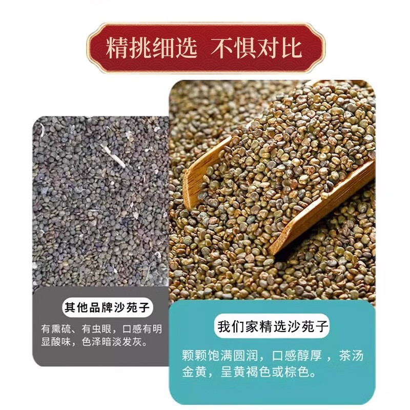 万馥堂沙苑子正宗中药材泡茶泡水喝男士泡酒沙菀宛子非野生沙范子菟丝子 【手选好货】沙苑子250g