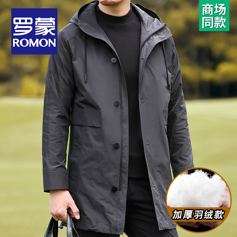 ���ɣ�ROMON���ߵ����ݷ�����ʿ�г����ﶬ�¿������������걣ů��ñ���װְ�װ �����޿YR6629972��ɫ 2XL /185�� 390.99Ԫ