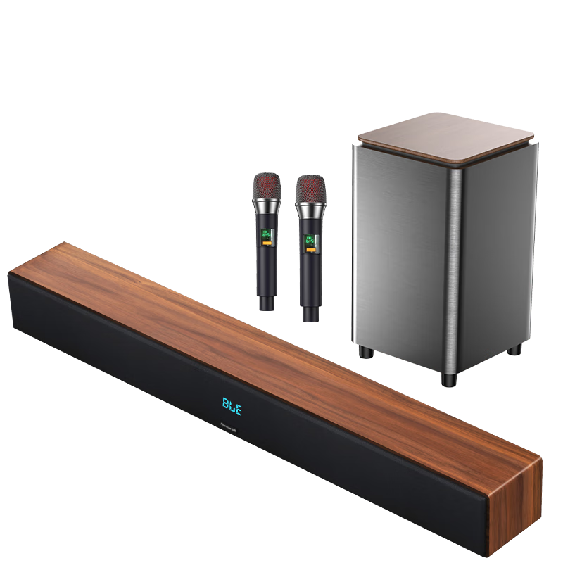 紐曼（Newmine）回音壁音響 音箱 家庭KTV音響套裝點(diǎn)歌機家庭影院卡拉OK一體機環(huán)繞立體K歌音箱 客廳無(wú)線(xiàn)藍牙音響