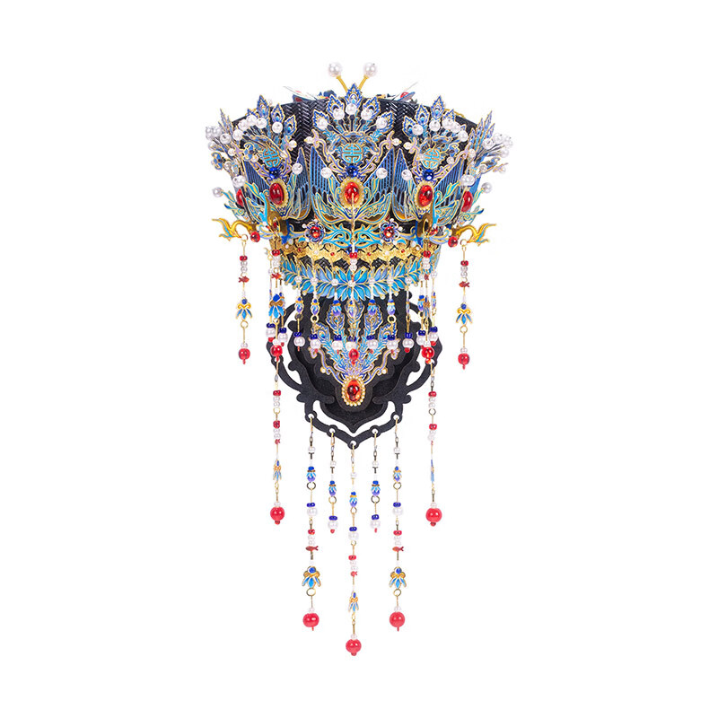 上新了文创 故宫凤冠立体冰箱贴 拼图金属拼装diy生日礼物送女友璎珞凤钿