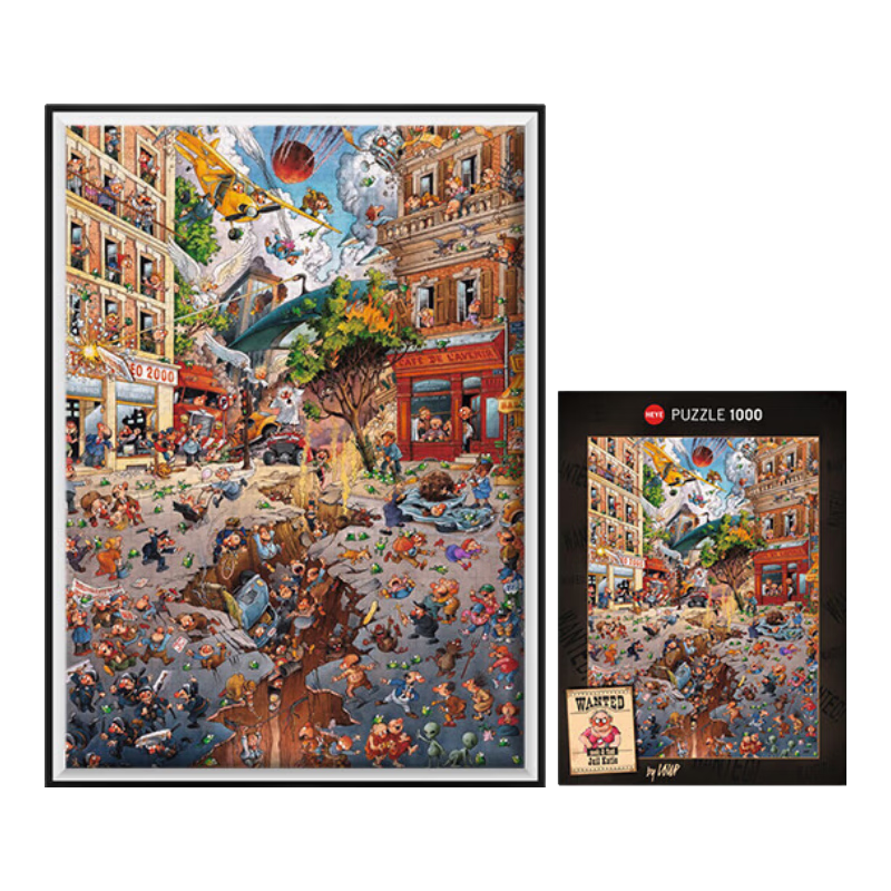 HEYE25年新品拼圖通緝系列德國進口成人高難度拼圖生日情人節(jié)禮物 1000片-通緝系列：啟示錄
