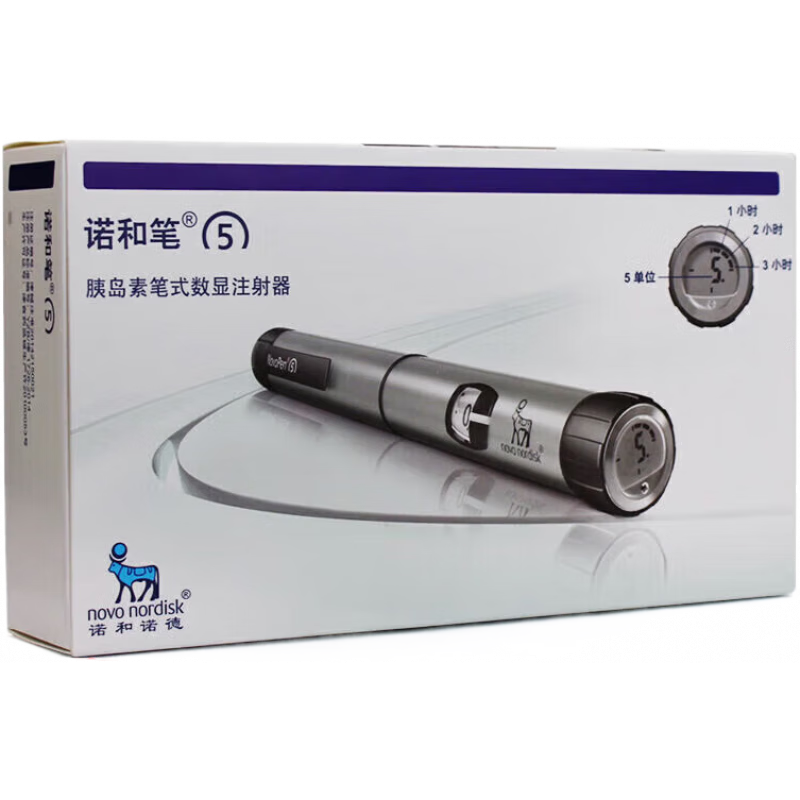 諾和筆6 代諾和筆升級諾和靈諾和銳門(mén)冬50R胰島素注射筆式注射器 全新諾和筆6-手機管理數顯記憶-無(wú)針藥