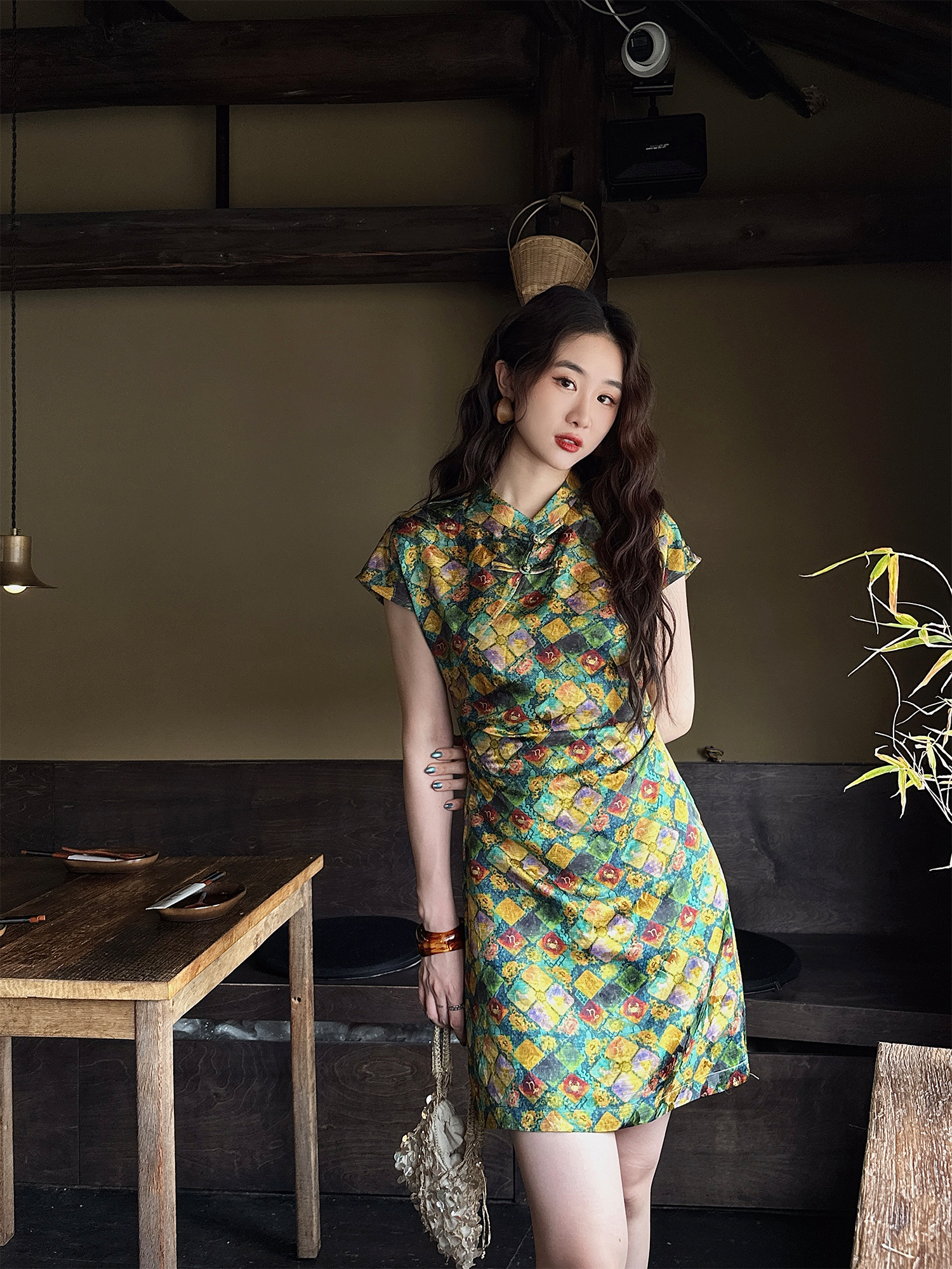 三吉黑花鹦鹉梨严选【玉京谣】国风新中式连衣裙2025雨露麻改良旗袍短款 十二星座 L 京东折扣/优惠券