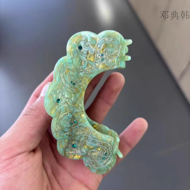 三栖虎陕西历史博物馆抓夹发卡宝绾青丝系列抓夹巳事如春款文创旅 宝绾青丝系列-巳事如春款