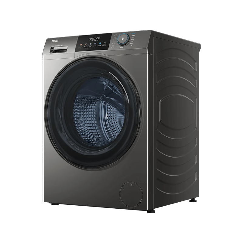 海尔（Haier）滚筒洗衣机带烘干12公斤全自动洗烘一体机国家补贴20%一级能效变频除菌羊毛空气洗内衣洗以旧换新 12公斤洗烘一体【爆款玉墨银】四件套一次搞定