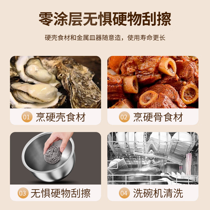 三角牌(Triangle)电饭煲0涂层微压2-3升家用多功能316L不锈钢内胆无涂层电饭锅3-4人柴火饭煲 2.8L 【316不锈钢】2-4人