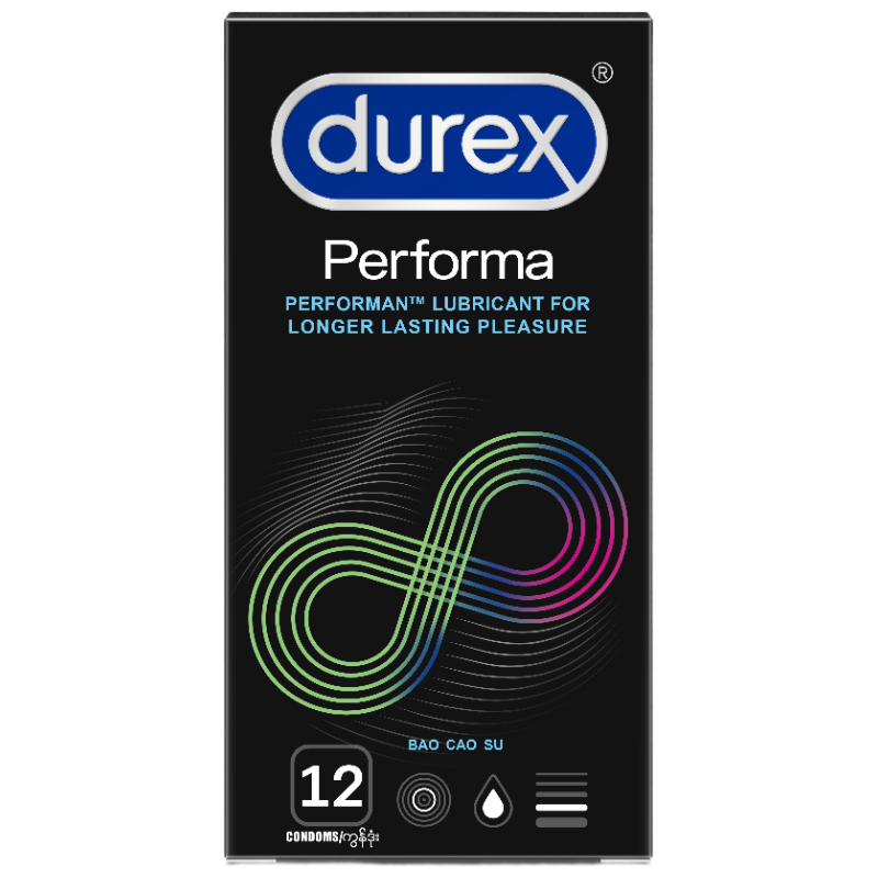 杜蕾斯【原装进口】延时避孕套12片 持久男用安全套超薄防早泄敏感情趣
