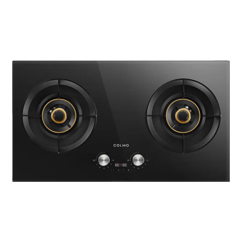 COLMO新品ZJ1  智能雙邊定時燃氣灶一級勻火5.2kW爆炒 堇青石仿生炭火 7檔精控火候 免預(yù)熱天燃氣灶具 燃氣灶ZJ1
