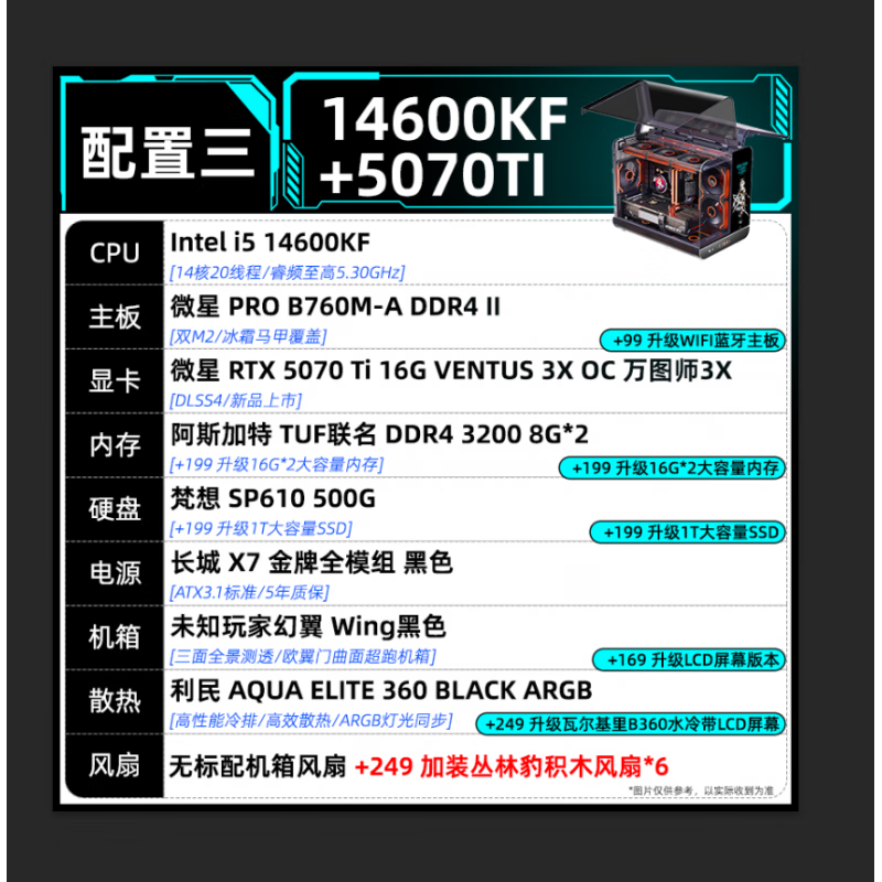 ΢�ǣ�MSI��RTX50ϵ����ͼʦRTX5070 5070TI  5090Dħ�������Կ� 14600KF/5070TI ����