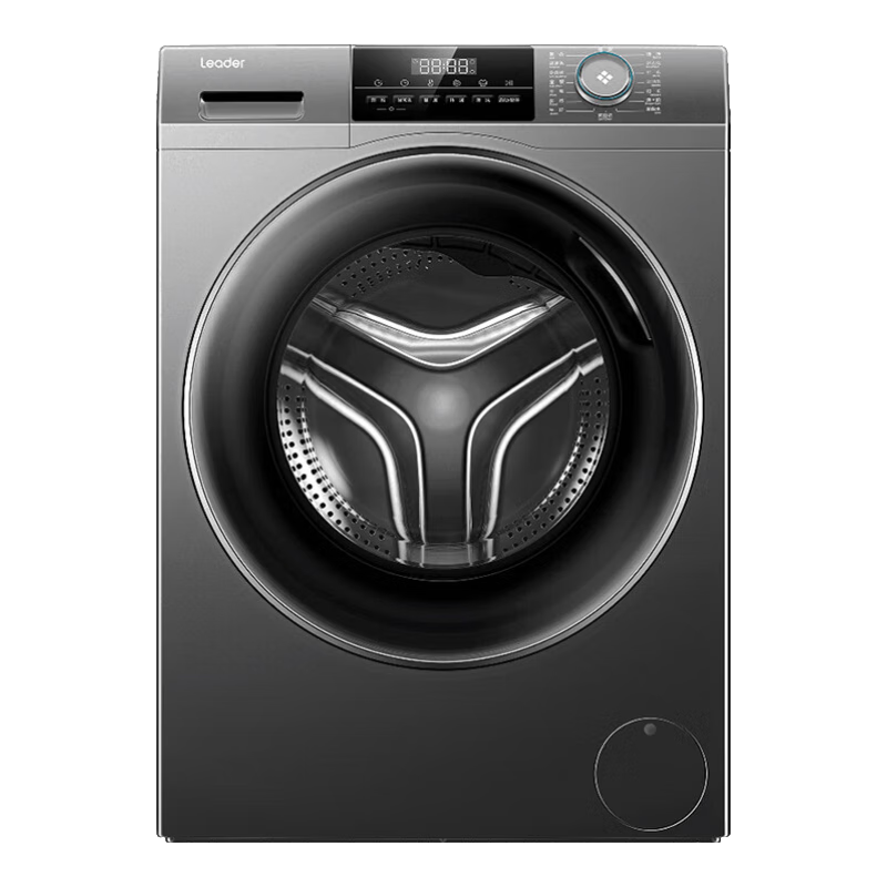 Haier海尔全自动滚筒洗衣机8公斤417mm超薄嵌入525mm大筒径变频节能低噪巴氏除菌筒自洁双喷淋统帅 羊毛羽绒洗+顽渍洗+新衣洗+除菌螨+预约+童锁 单洗