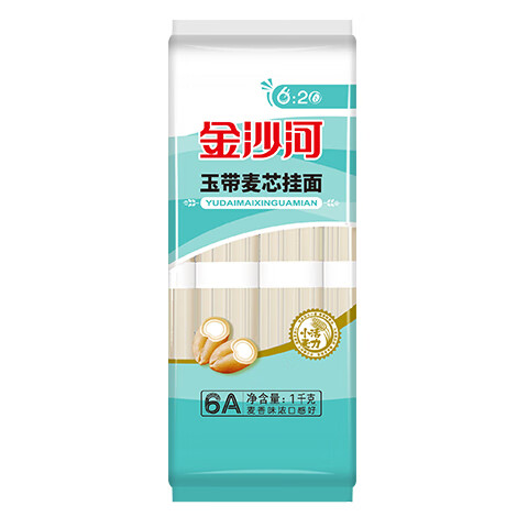 金沙河宽面条高筋玉带挂面 刀削面油泼面烩面袋装1kg