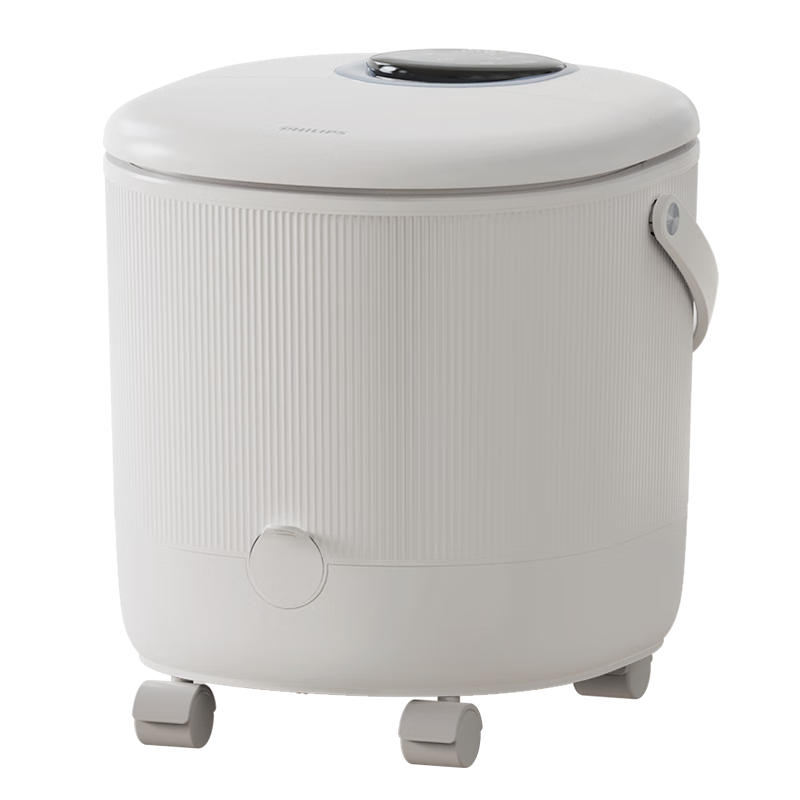 飞利浦（PHILIPS）泡脚桶加热自动按摩足浴盆 银离子长效抑菌 按摩器足浴桶足疗机送父母长辈圣诞礼物品3218F小萌新