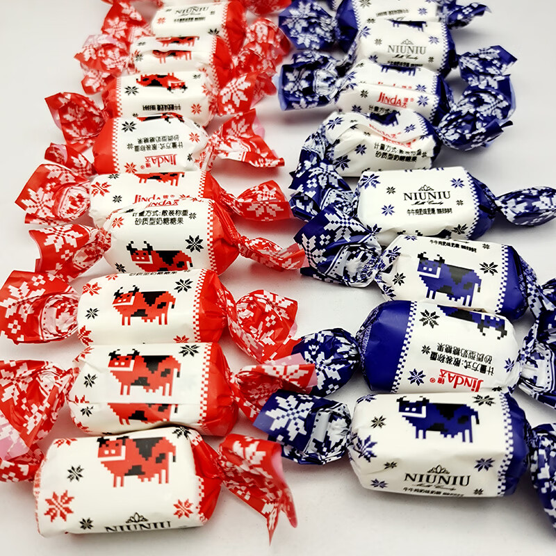 錦大牛牛奶糖散裝充氣軟糖兒童網(wǎng)紅零食結婚慶喜休閑辦公招待糖果 純奶味1斤