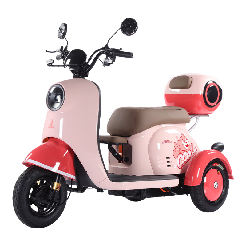 鳳凰甲殼蟲(chóng)電動(dòng)三輪車(chē)家用小型老年代步電動(dòng)車(chē)?yán)先诵蓍e電瓶車(chē)女士 500W+60V24A黑金+續(xù)航約50公里