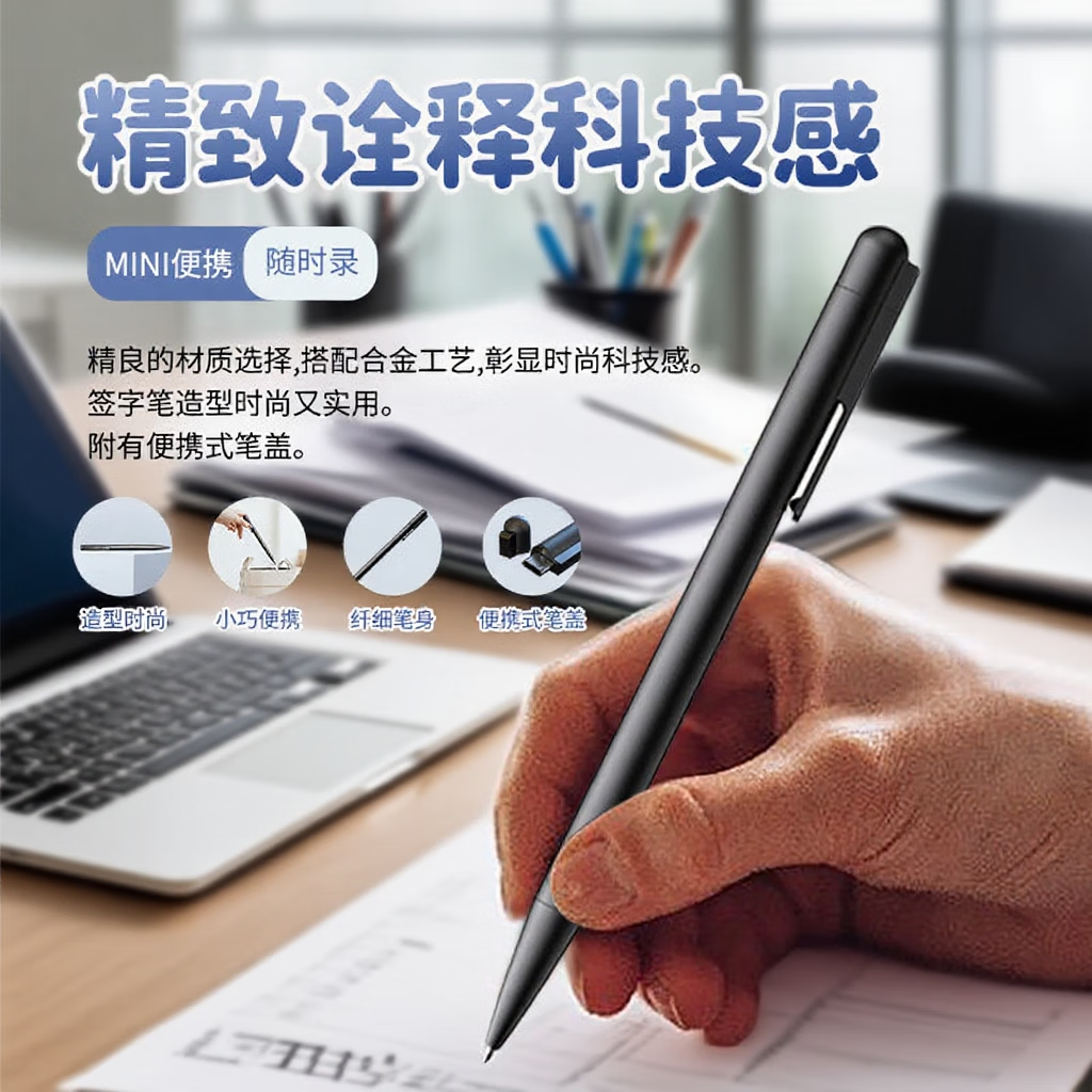 飞利浦录音笔高清降噪随身携带一键录音神器学生上课免费语音转文字VTR5910取证神器【送耳机+收纳袋】 5910录音标准版/16G【赠收纳袋+耳机+笔芯】