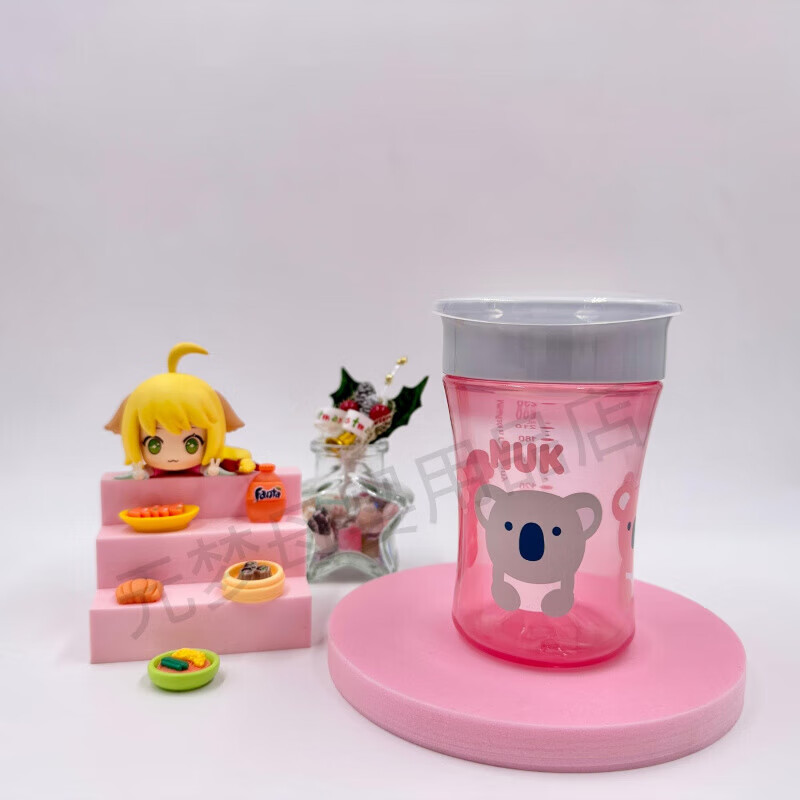 NUK迷你魔術(shù)杯360度魔術(shù)杯寶寶漏喝水杯帶手柄160ML 魔術(shù)杯 魔術(shù)杯紅色不帶底座把230ml 160ml