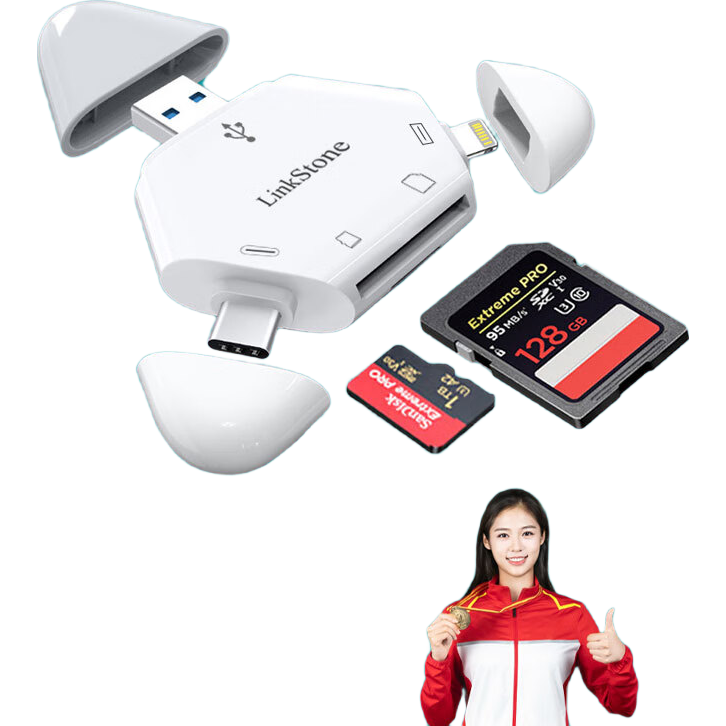 ���� USB3.0������OTG ƻ��lightning/Type-C/USB�ӿ�SD/TF�����ð�׿ƽ������ֻ����������˻�ͨ�� 128Ԫ(������)