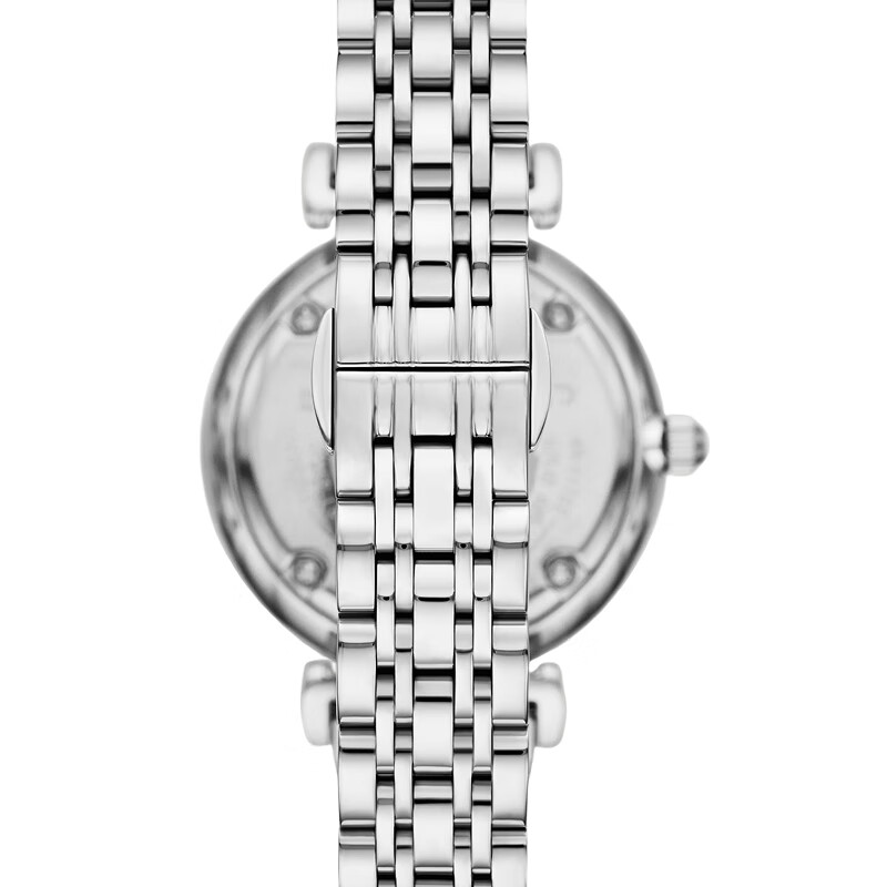 EMPORIO ARMANI手表女士满天星白月光玫瑰金镶钻石英轻奢腕表送女友情人节礼物 贝母满天星AR11701 34mm