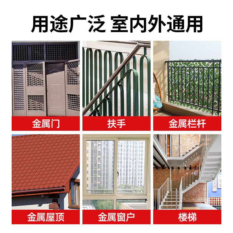 本晨水性氟碳漆金属漆入户门改色漆栏杆铁门彩钢瓦翻新外墙防腐防锈漆 深灰色【改色翻新 水性净味】 5kg