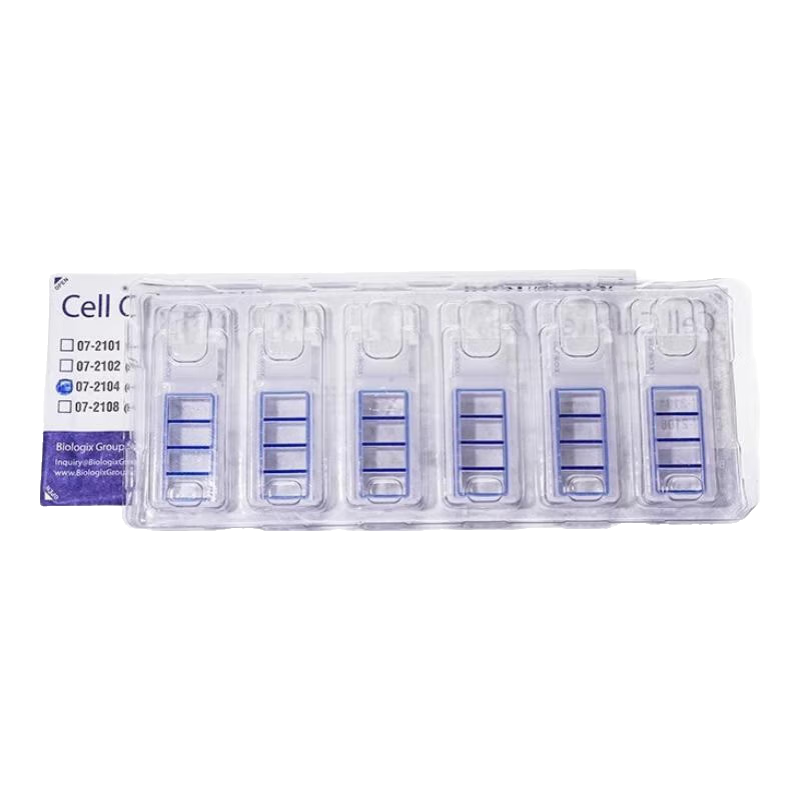 壘固巴羅克 細胞培養玻片 高透明培養腔室多腔載玻片 細胞培養玻片1室 6個(gè)