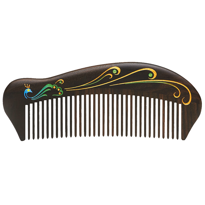 谭木匠 女木梳子 雀翎二无柄 实木小巧便携160元