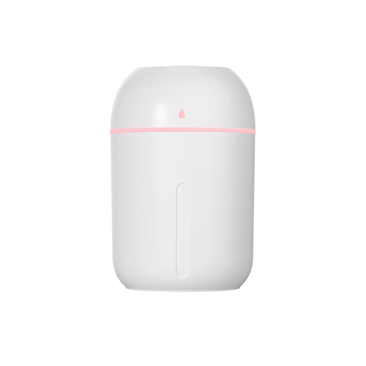 空气加湿器小型迷你大雾量卧室生日礼物女水滴加湿器香薰机床头用 [防干烧保护+纳米雾化+氛围灯] 220ml[粉色]+充电线+3瓶香薰