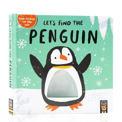 现货 英文原版 小老虎出品 让我们找到企鹅lets find the penguin