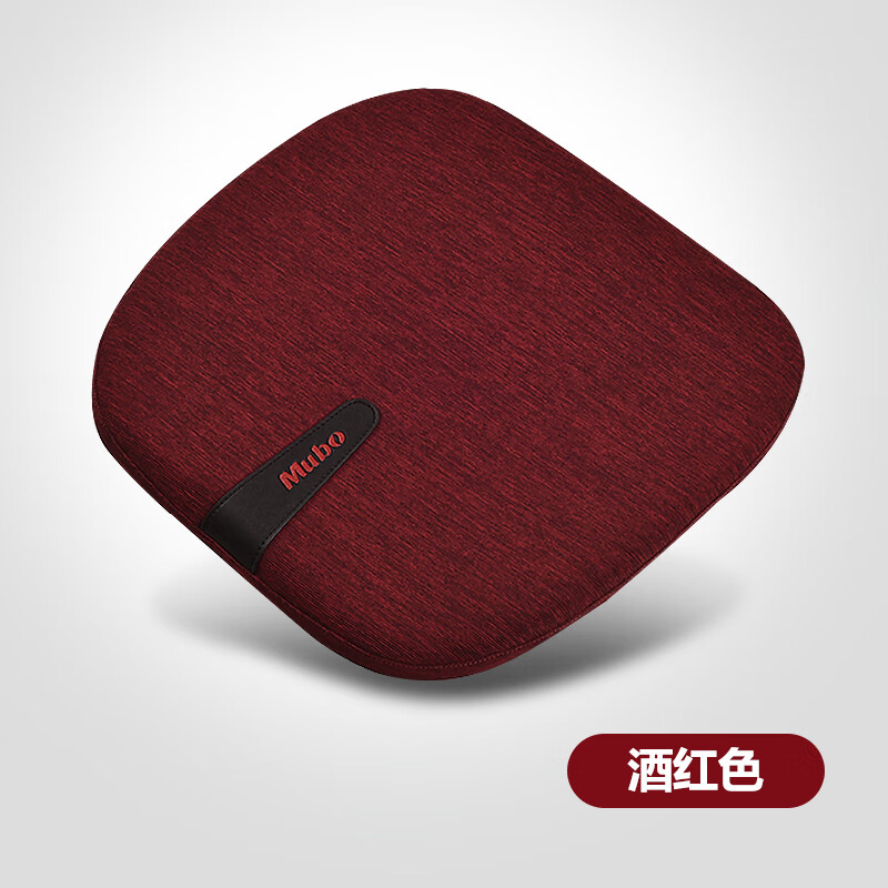 牧寶（MUBO）汽車坐墊四季通用凝膠座墊透氣增高貨車座墊神器 酒紅色