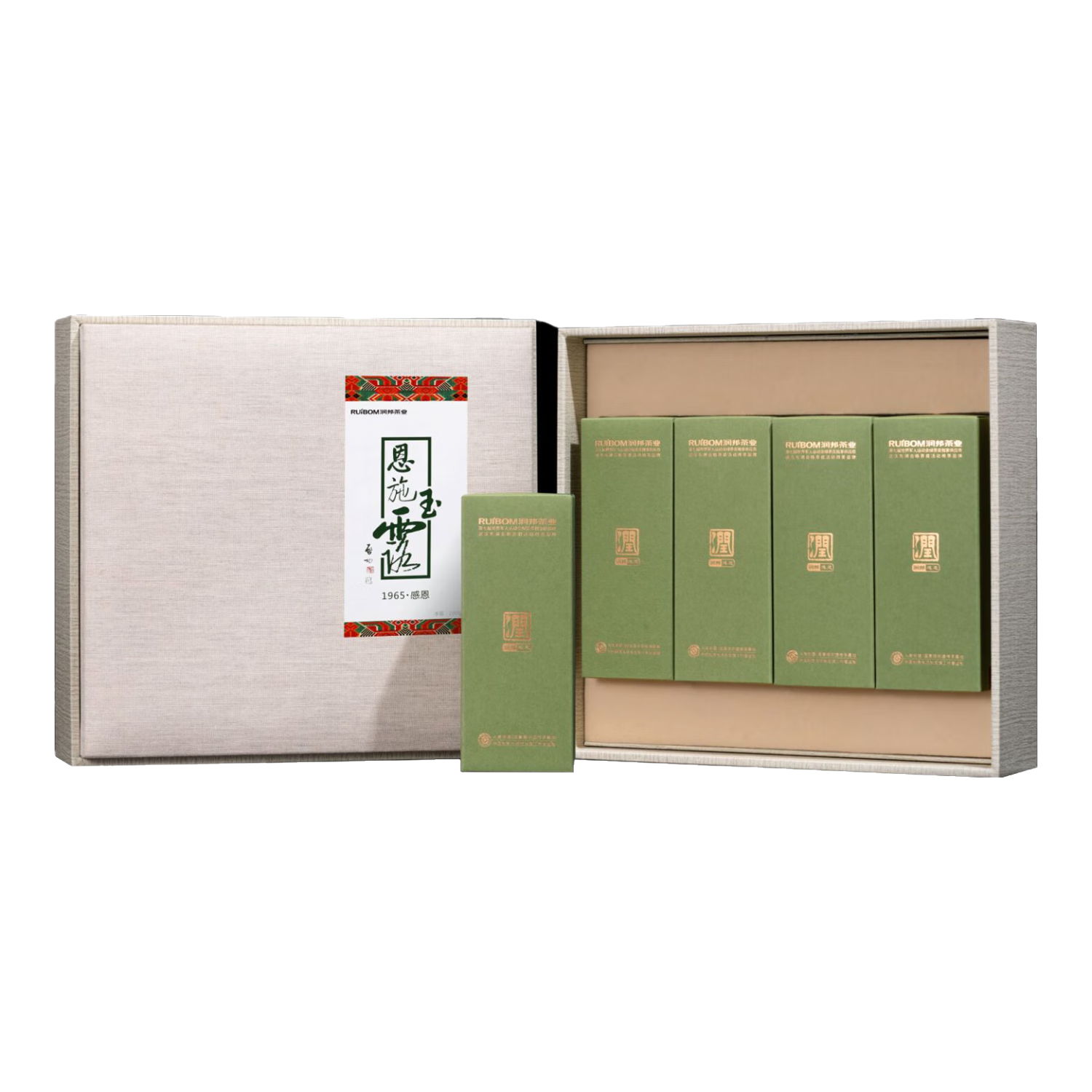 恩施玉露硒茶蒸青茶 明前茶葉禮盒節(jié)日禮品禮物 潤邦茶業(yè)冷泡茶自己喝 明前特級感恩200g