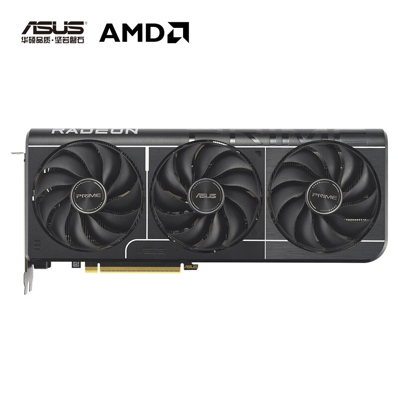 ��˶��ASUS��PRIME RX9060XT O8G AMD RADEON RX 9060 XT �羺��Ϸ�Կ� 2599Ԫ
