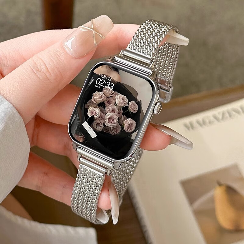 華為手機(jī)通用WATCH FIT 4 智能運(yùn)動(dòng)手表女通話測血壓心率健康手環(huán) 麥穗鋼銀【離線支付·藍(lán)牙通話·信息同步·女性健康·
