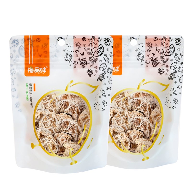 梅品味話梅干60g超酸甜甘草泡水梅肉青梅零食自然晾曬話梅解饞 甘草話梅60g
