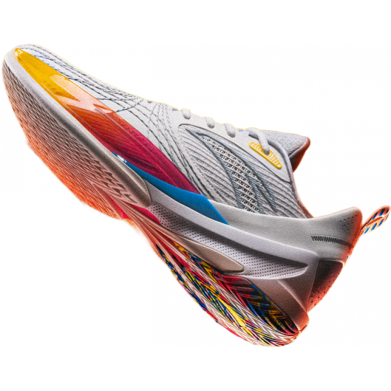 安踏速决6篮球鞋丨全掌氮科技篮球鞋稳定支撑防滑耐磨运动鞋112511108 纸莎白/沙粒灰/银-5 39