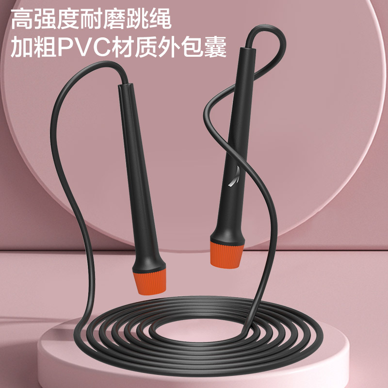 安踏（ANTA）竞速健身燃脂减肥中考训练瘦身学生专用运动成人跳绳 黑色