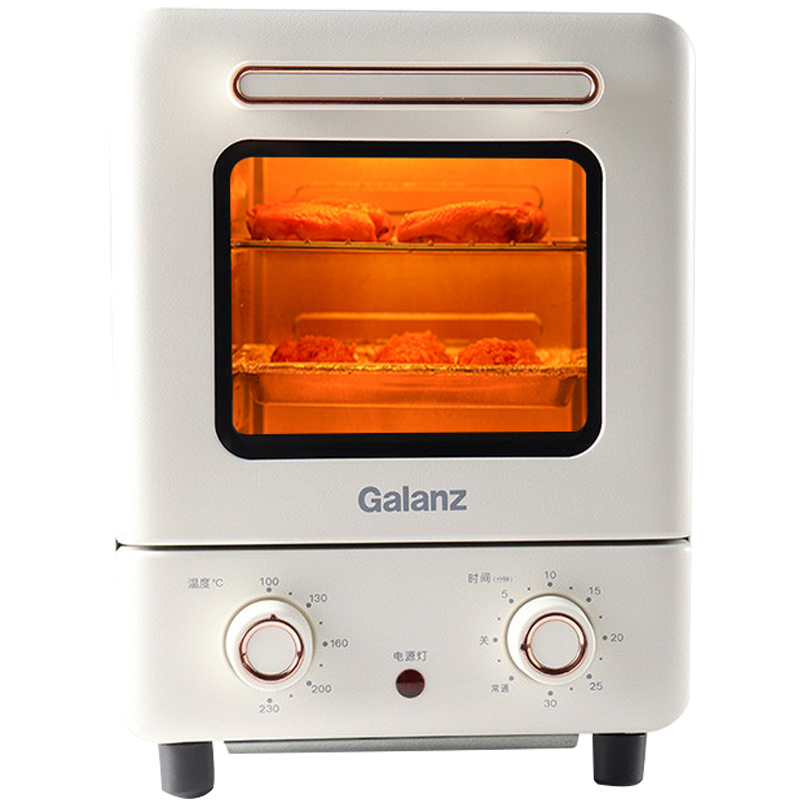 格兰仕(galanz) 12l迷你小烤箱 家用多功能 精准控温简易操作 立式