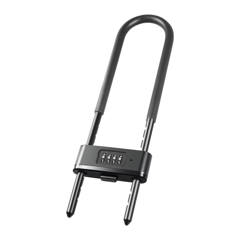 RESETu型锁玻璃门办公室u形密码锁商铺双开门密码挂锁大门插锁防撬R901