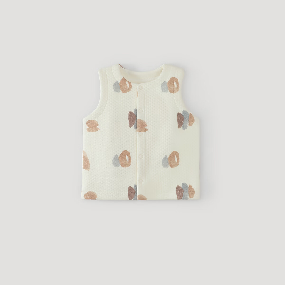 巴厘小猪婴儿马甲秋冬夹丝加厚保暖儿童外穿男童秋装女童上衣宝宝打底背心 彩虹梦境 90