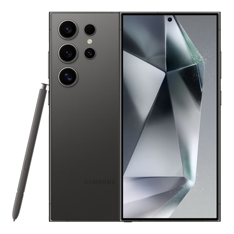 三星（SAMSUNG）Galaxy S24 Ultra 新品 全網(wǎng)通5G智能手機(jī)旗艦拍照2億像素百倍變焦庫(kù)存商務(wù)大屏游戲手機(jī) Spen書寫 鈦黑 12+512G 國(guó)版雙卡