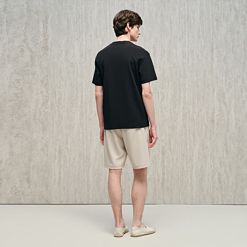 汉麻世家（HANP）/汉麻世家25春夏男士短袖澳棉华夫格弹力 S