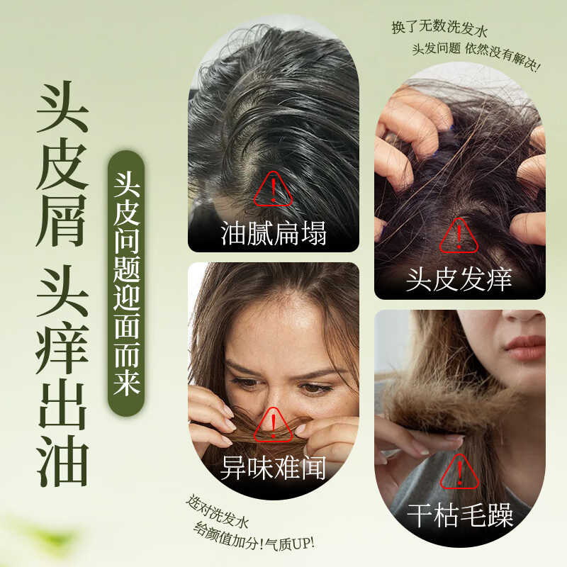 集草师官方正品藏红花洗发露草本配方润发养发洗发水改善干枯发质 藏红花洗发露【2袋实惠装】