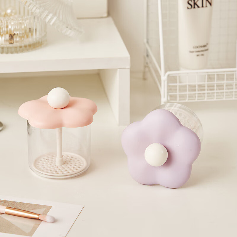 洗面奶打泡器便携按压式洗发水起泡器家用可爱打泡泡器手动发泡沫 粉红色（1个装）