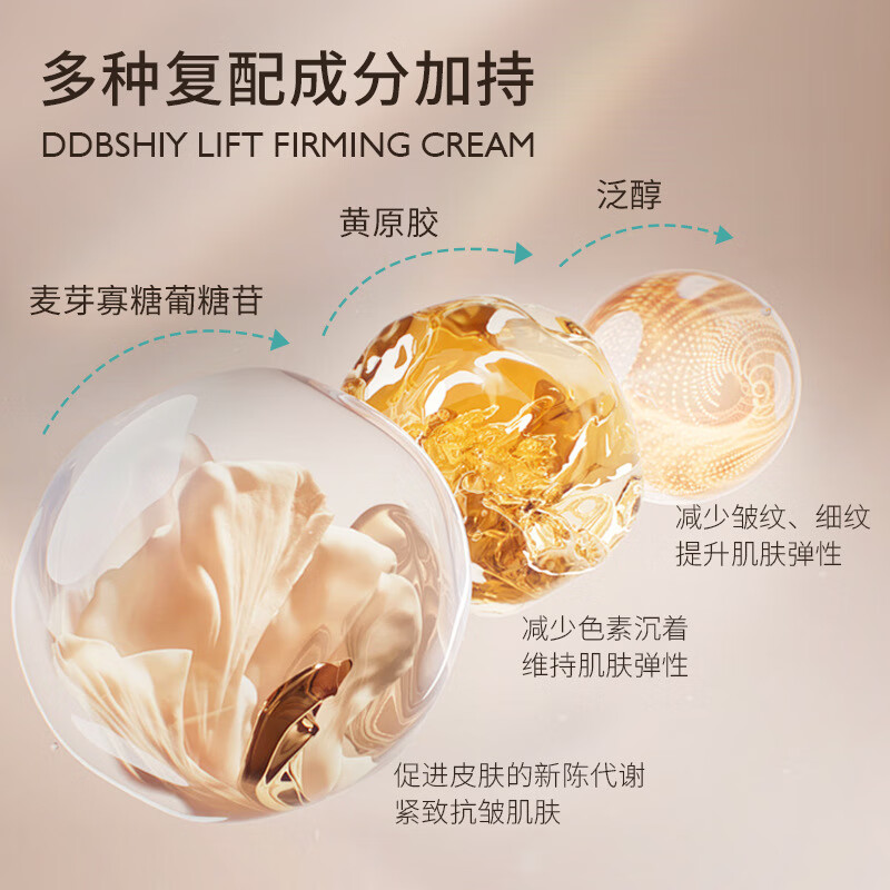 DDBSHIY韩国同款提拉紧致面霜纳米针1200肌肤改善皱纹弹力面霜 提拉紧致霜3瓶150ml