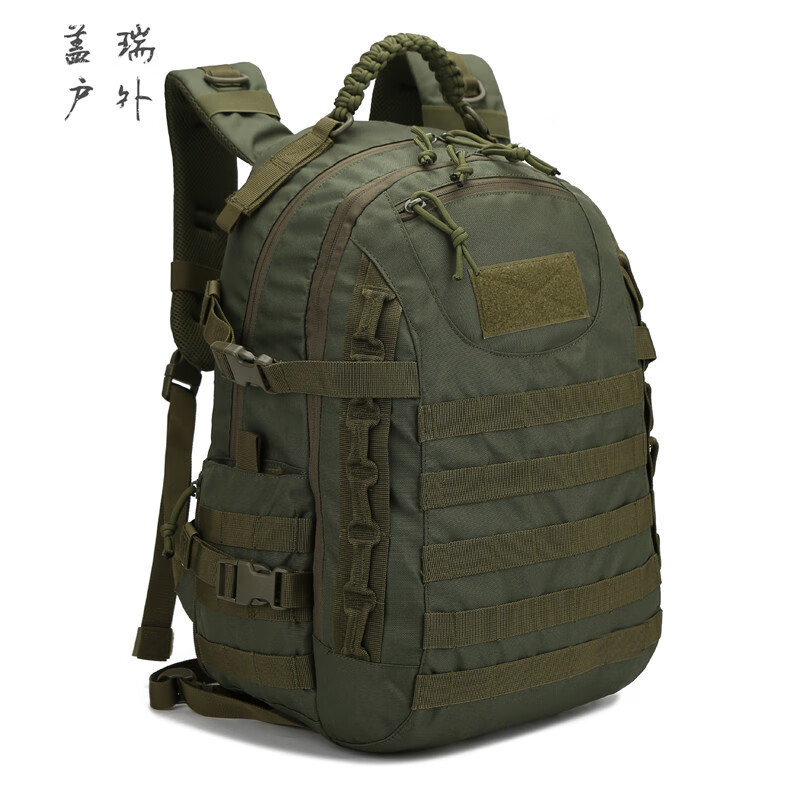 盾郎1000D龍蛋二代戶(hù)外戰術(shù)防水背包多功能軍迷戰術(shù)雙肩包激光背包 黑色hy