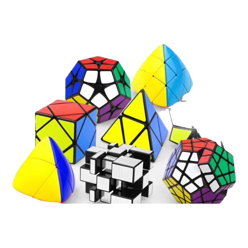 百亿补贴:圣手斜转异形魔方全套高难度魔粽金字塔五魔方八面体儿童益智玩具解压 魔方大礼包8件套【礼盒装】93.29元