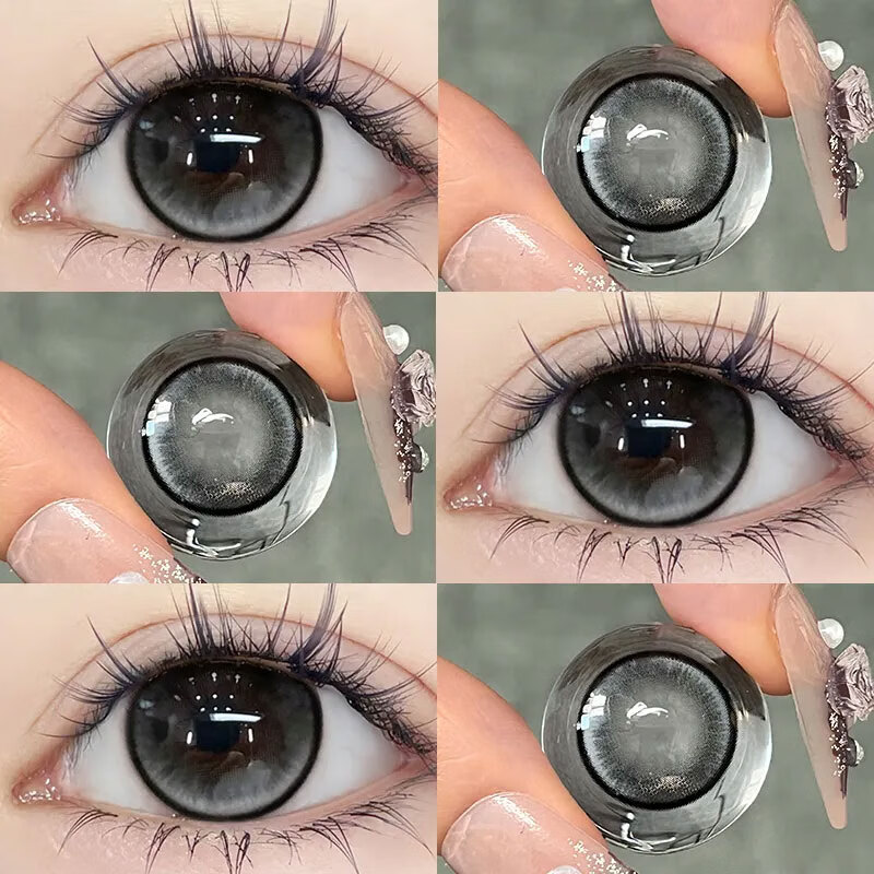 OVOLOOK美瞳半年抛 大小直径2片装2025新款三明治隐形眼镜正品官方旗舰店 魔法少女14.2mm【半年抛】 0度