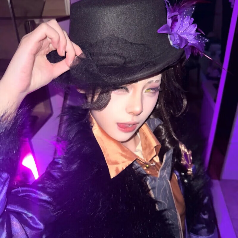 班达熊空军菖蒲cos服第五人格cosplay动漫游戏角色扮演卡通周边c服 空军菖蒲cos服+配饰+眼镜+帽子 S